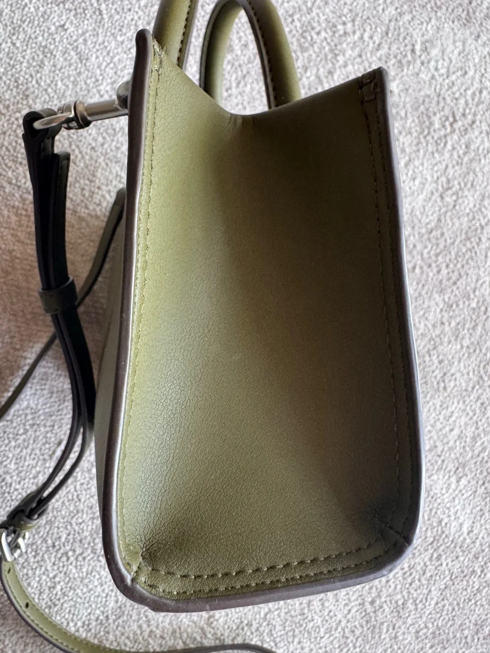Tory Burch Olive Mini Top-Handle Crossbody